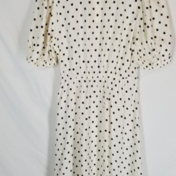 A NEW DAY POLKA DOT WRAP DRESS SZ L - Picture 4 of 5